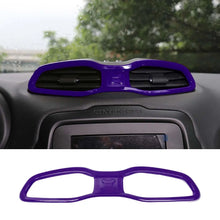 For 2016+ Jeep Renegade Center Control Air Outlet Vent Cover ABS Dashboard Trim RT-TCZ