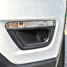 For 2017-2020 Jeep Compass 1 Set Front Fog Light Lamp Cover Trim Decor Smoked Black RT-TCZ