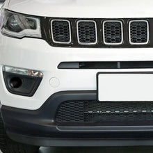 For 2017-2020 Jeep Compass 1 Set Front Fog Light Lamp Cover Trim Decor Smoked Black RT-TCZ