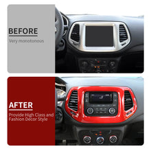 For 2017-2020 Jeep Compass 3.5" Screen GPS Navigation Center Control Panel Cover RT-TCZ