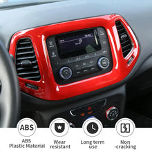 For 2017-2020 Jeep Compass 3.5" Screen GPS Navigation Center Control Panel Cover RT-TCZ