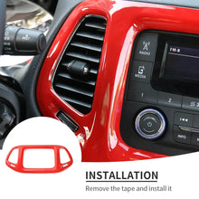 For 2017-2020 Jeep Compass 3.5" Screen GPS Navigation Center Control Panel Cover RT-TCZ