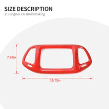 For 2017-2020 Jeep Compass 3.5" Screen GPS Navigation Center Control Panel Cover RT-TCZ