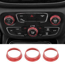 For 2017-2020 Jeep Compass Air Condition Knob Cover Ring Trim RT-TCZ