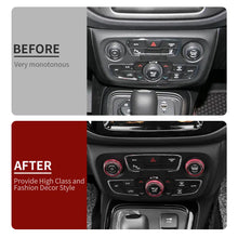 For 2017-2020 Jeep Compass Air Condition Knob Cover Ring Trim RT-TCZ