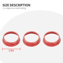 For 2017-2020 Jeep Compass Air Condition Knob Cover Ring Trim RT-TCZ