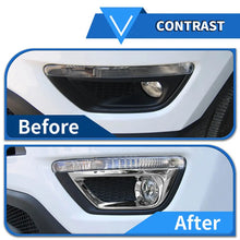 For 2017-2020 Jeep Compass Chrome Front Fog Light Lamp Cover Trim RT-TCZ