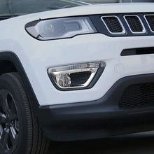 For 2017-2020 Jeep Compass Chrome Front Fog Light Lamp Cover Trim RT-TCZ