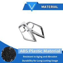 For 2017-2020 Jeep Compass Chrome Front Fog Light Lamp Cover Trim RT-TCZ