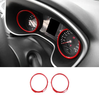 For 2017-2020 Jeep Compass Dashboard Instrument Cover Ring Trim – Interior Gauge Cluster Decoration RT-TCZ