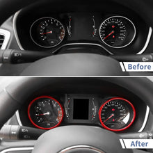 For 2017-2020 Jeep Compass Dashboard Instrument Cover Ring Trim – Interior Gauge Cluster Decoration RT-TCZ