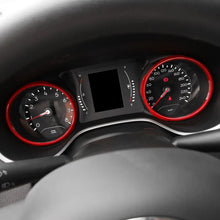 For 2017-2020 Jeep Compass Dashboard Instrument Cover Ring Trim – Interior Gauge Cluster Decoration RT-TCZ