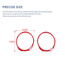 For 2017-2020 Jeep Compass Dashboard Instrument Cover Ring Trim – Interior Gauge Cluster Decoration RT-TCZ