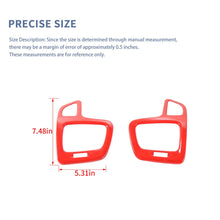 For 2017-2020 Jeep Compass Dashboard Side Air Vent Panel Cover Trim Bezels RT-TCZ