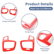 For 2017-2020 Jeep Compass Dashboard Side Air Vent Panel Cover Trim Bezels RT-TCZ