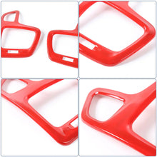 For 2017-2020 Jeep Compass Dashboard Side Air Vent Panel Cover Trim Bezels RT-TCZ