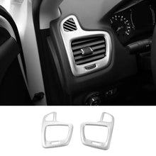 For 2017-2020 Jeep Compass Dashboard Side Air Vent Panel Cover Trim Bezels RT-TCZ