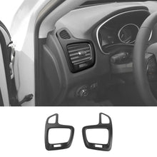 For 2017-2020 Jeep Compass Dashboard Side Air Vent Panel Cover Trim Bezels RT-TCZ