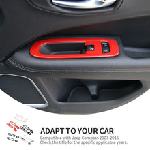 For 2017-2020 Jeep Compass Door Window Lift Switch Cover Panel Trim RT-TCZ