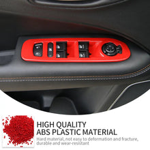 For 2017-2020 Jeep Compass Door Window Lift Switch Cover Panel Trim RT-TCZ