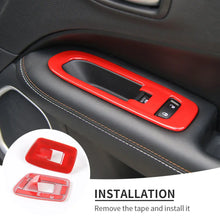 For 2017-2020 Jeep Compass Door Window Lift Switch Cover Panel Trim RT-TCZ