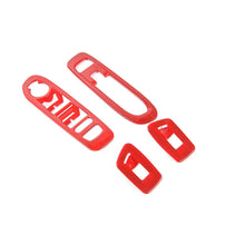 For 2017-2020 Jeep Compass Door Window Lift Switch Cover Panel Trim RT-TCZ