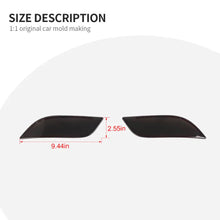 For 2017-2020 Jeep Compass Exterior Rear Fog Light Lamp Trim Cover Smoked Black RT-TCZ