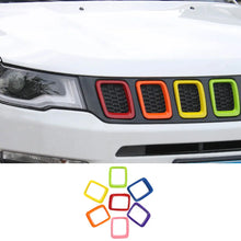 For 2017-2020 Jeep Compass Grill Inserts Grille Cover Trims Kit RT-TCZ