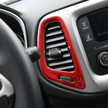 For 2017-2020 Jeep Compass Middle Console Air Outlet Vent Trim – Interior AC Cover RT-TCZ