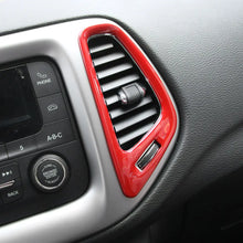For 2017-2020 Jeep Compass Middle Console Air Outlet Vent Trim – Interior AC Cover RT-TCZ