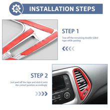 For 2017-2020 Jeep Compass Middle Console Air Outlet Vent Trim – Interior AC Cover RT-TCZ