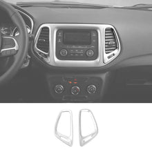For 2017-2020 Jeep Compass Middle Console Air Outlet Vent Trim – Interior AC Cover RT-TCZ