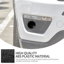 For 2017-2020 Jeep Compass Pair Front Fog Light Lamp Cover Trim Decor Smoked Black RT-TCZ