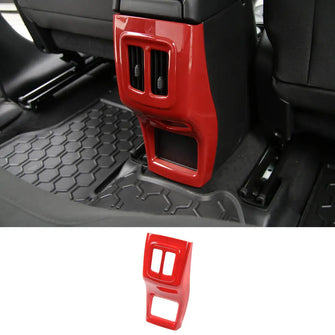 For 2017-2020 Jeep Compass Rear Center Console Air Vent AC Outlet Panel Trim Cover RT-TCZ