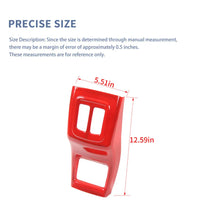 For 2017-2020 Jeep Compass Rear Center Console Air Vent AC Outlet Panel Trim Cover RT-TCZ