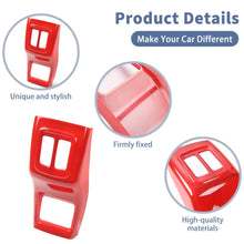 For 2017-2020 Jeep Compass Rear Center Console Air Vent AC Outlet Panel Trim Cover RT-TCZ