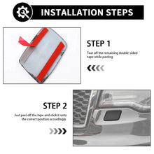 For 2017-2020 Jeep Grand Cherokee WK2 Front Headlight Cleaning Decor Cover Trim RT-TCZ