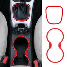 For 2017-2021 Jeep Compass Center Console Shifter & Cup Holder Trim Ring Cover Kit RT-TCZ