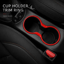 For 2017-2021 Jeep Compass Center Console Shifter & Cup Holder Trim Ring Cover Kit RT-TCZ