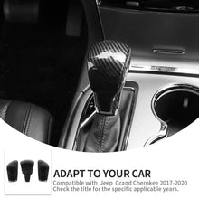 For 2017-2021 Jeep Grand Cherokee WK2 Gear Shift Knob Trim Decor Cover Car Interior Accessories RT-TCZ