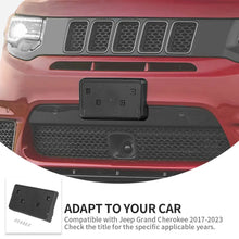 For 2017-2023 Jeep Grand Cherokee Front License Plate Mounting Bracket Black RT-TCZ