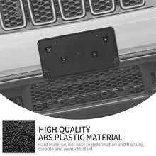 For 2017-2023 Jeep Grand Cherokee Front License Plate Mounting Bracket Black RT-TCZ