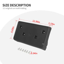 For 2017-2023 Jeep Grand Cherokee Front License Plate Mounting Bracket Black RT-TCZ