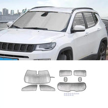 For 2017+ Jeep Compass Car Window Sunshade Anti UV Ray Sun Visor Protector Cover RT-TCZ