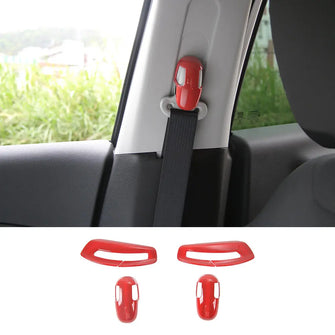 For 2017+ Jeep Compass Seat Belt Buckle Adjust Frame Trim RT-TCZ