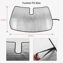 For 2017+ Jeep Compass Windshield Sunshade, Front Window Sun Shade Foldable Sun Visor Sunscreen RT-TCZ