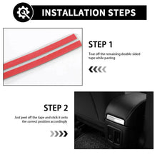 For 2017–2020 Jeep Compass Center Console Armrest Box Accent Trim RT-TCZ