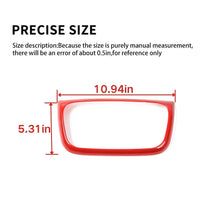 For 2017–2020 Jeep Compass Console A/C Switch Panel Frame Cover Trim – Climate Control Button Bezel RT-TCZ