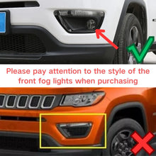 For 2017–2020 Jeep Compass Front Fog Light Lamp Strip Decor Trim – Exterior Accent RT-TCZ