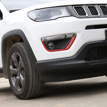 For 2017–2020 Jeep Compass Front Fog Light Lamp Strip Decor Trim – Exterior Accent RT-TCZ
